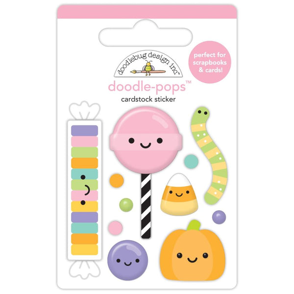 Doodlebug Doodle-Pops 3D Stickers Sweet & Spooky - Hello Sugar