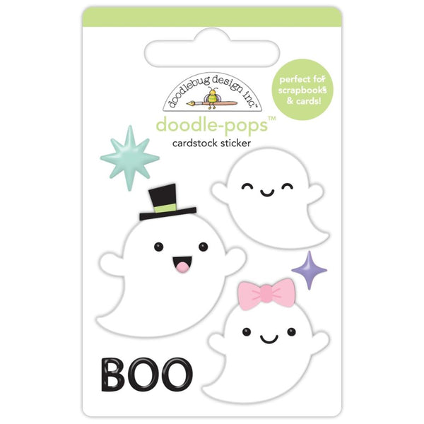 Doodlebug Doodle-Pops 3D Stickers Sweet & Spooky - Boo Crew