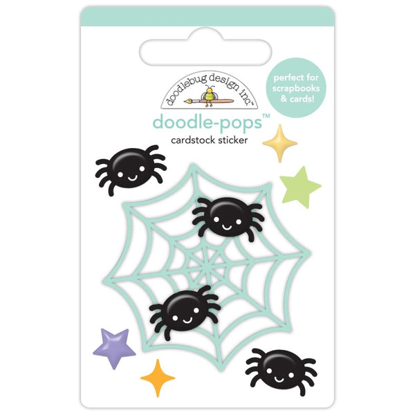 Doodlebug Doodle-Pops 3D Stickers Sweet & Spooky - Spiderlings