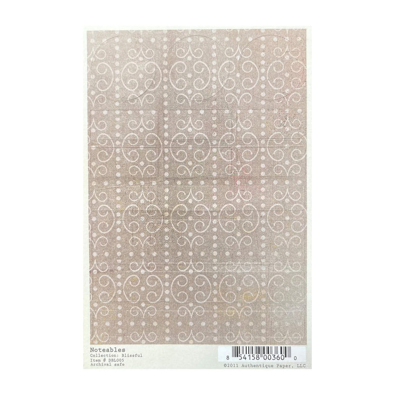 Authentique Two-Sided 4''x6'' Noteables - Blissful*
