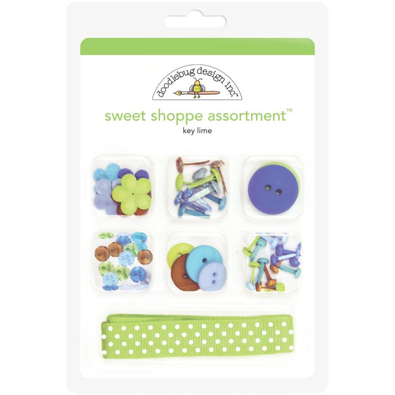 Doodlebug - Sweet Shoppe Assortment - Key Lime, Party time*