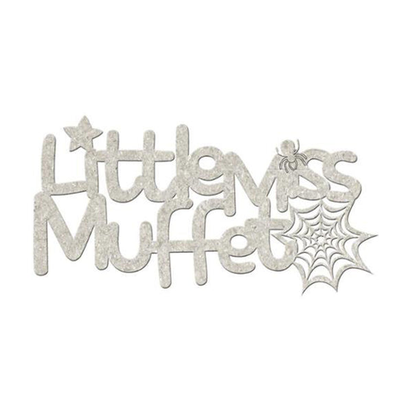 Fabscraps Chipboard Die-cuts - Little Miss Muffet