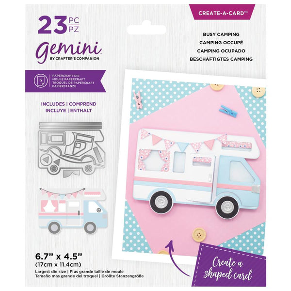 Crafter's Companion Gemini Create-A-Card Die - Busy Camping