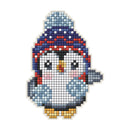 Collection D'Art Diamond Painting Magnet Kit 3"X4.5" - Penguin With Hat*