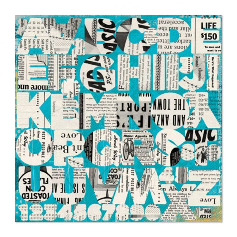 Cosmo Criket Tank Mix: Die Cuts 12in x 12in - Alphabet*