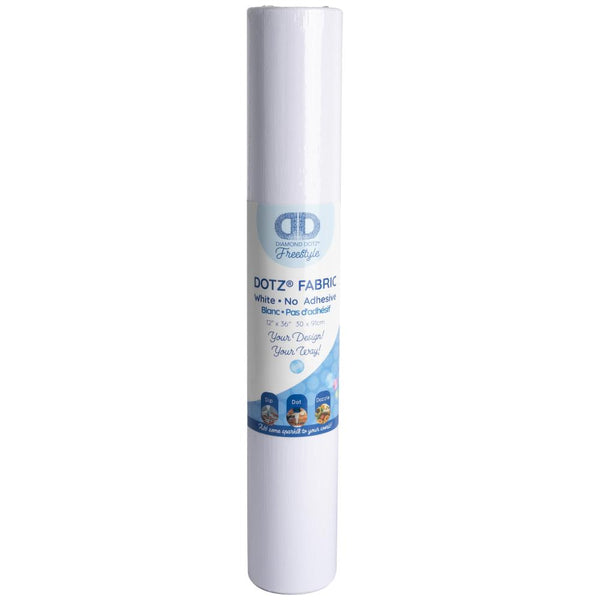 Diamond Dotz Plain Fabric Roll Without Adhesive 12"X36"*