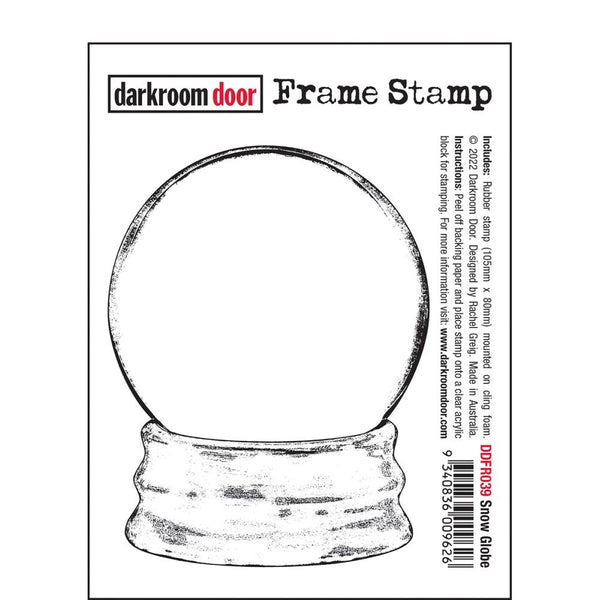 Darkroom Door Frame stamp - Snow Globe