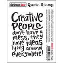 Darkroom Door Quote Cling Stamp 3.3"X2.3" - Creative People