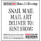 Darkroom Door Small Cling Stamp 2.3"X2.2" Snail Mail