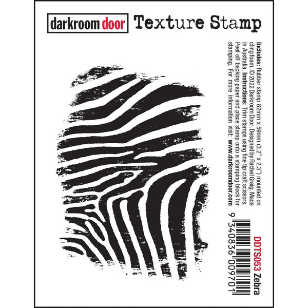 Darkroom Door Texture Stamp - Zebra
