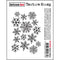 Darkroom Door Texture Stamp - Snow Flakes
