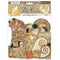Stamperia Adhesive Chipboard 6"x12" - Klimt