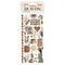 Stamperia Rub-On 4"x 8.5" - Coffee And Chocolate - Coffee