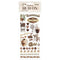 Stamperia Rub-On 4"x 8.5" - Coffee And Chocolate - Elements