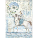 Stamperia Rice Paper Sheet A4 - Horse, Winter Tales