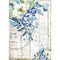 Stamperia Rice Paper Sheet A4 - Sea Dream Blue Flower, Romantic