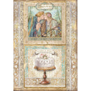 Stamperia Rice Paper Sheet A4 - Cake Frame, Sleeping Beauty