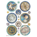 Stamperia Rice Paper Sheet A4  - Rounds, Cosmos Infinity