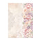 Stamperia Rice Paper Sheet A4 - Romance Forever - Floral Border