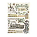 Stamperia Rice Paper Sheet A4 - Voyages Fantastiques - Elements*