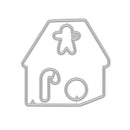 Hero Arts Colour Layering Frame Cut Dies - Gingerbread House*