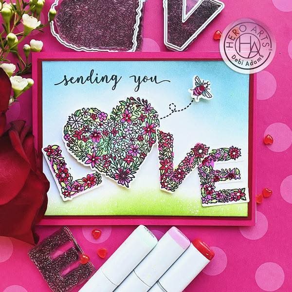 Hero Arts Frame Cut Dies - Floral Love*