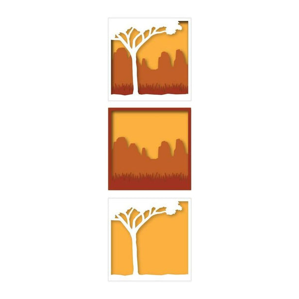 Hero Arts Fancy Dies - Looking Glass Canyon Lands*