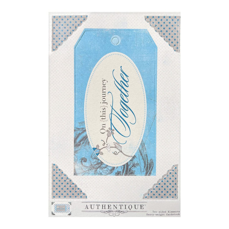 Authentique Two-Sided 4''x6'' Headlines - Journey*