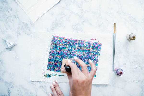 Poppy Craft A4 Alcohol Ink Yupo Style Paper 300g - 5 Pack