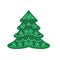 Cheery Lynn Doily Dies - Elegant Evergreen Christmas Tree*