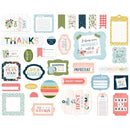 Echo Park Cardstock Ephemera 33 pack - Icons, Day In The Life