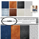 Reminisce Collection Kit 12"X12" Denim, Leather & Lace