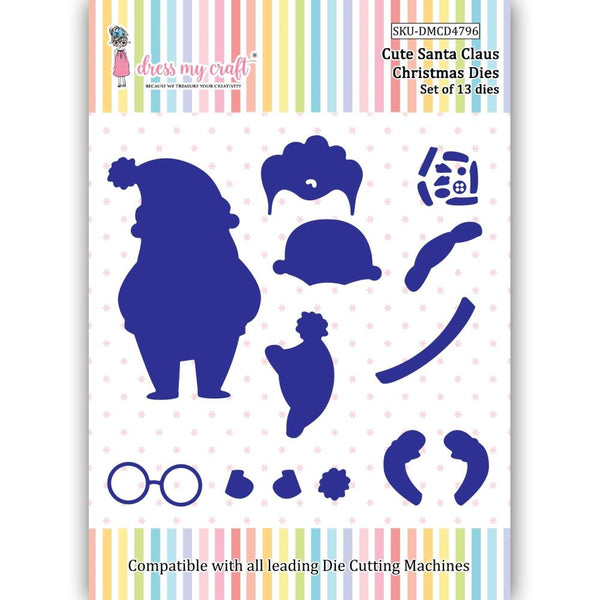 Dress My Craft Dies - Cute Santa Claus*