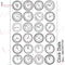 Dress My Craft Transfer Me Sheet A4 - Clock Dials*