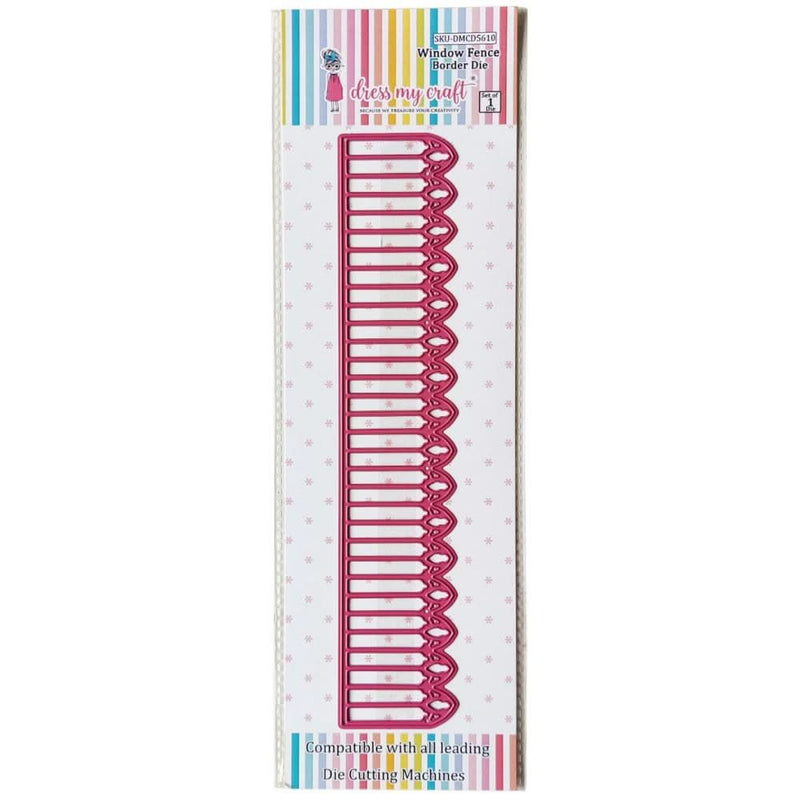 Dress My Craft Border Dies Window Fence*