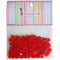 Dress My Craft Water Droplet Embellishments 8g Red Heart - Assorted Sizes*