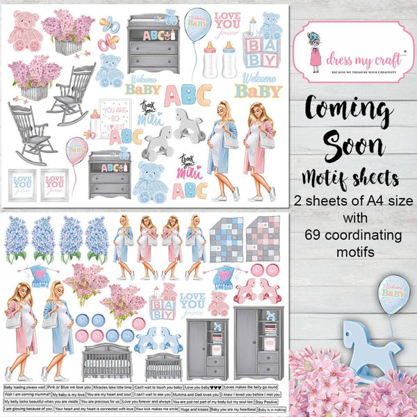 Dress My Craft Image Sheet 240gsm A4 2 pack - Coming Soon*