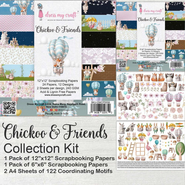 Dress My Craft Collection Kit - Chickoo & Friends*