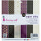 Dress My Craft Single-Sided Paper Pad 12"X12" 24 pack Festive Vibes, 12 Foiled Designs/2 Each*