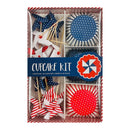 Poppy Crafts Dots and Stripes Cupcake Kit 36pcs