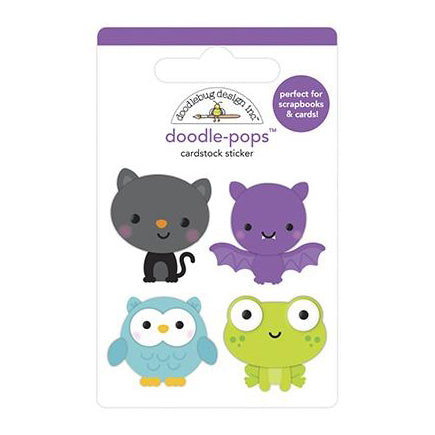 Doodlebug Doodle-Pops 3D Stickers - Boo Crew