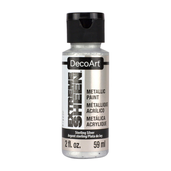 DecoArt Extreme Sheen Paint 2oz - Sterling Silver