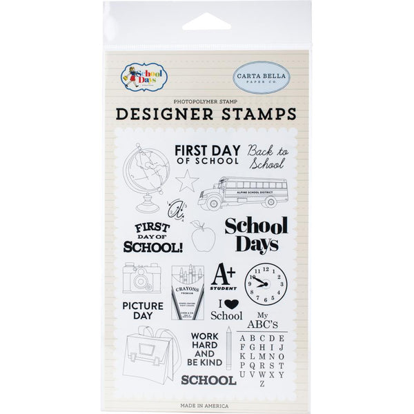 Carta Bella Stamps - School Days*