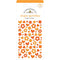 Doodlebug Sprinkles Adhesive Enamel Shapes - Tangerine Confetti