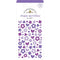 Doodlebug Sprinkles Adhesive Enamel Shapes - Lilac Confetti*