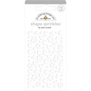 Doodlebug Sprinkles Adhesive Enamel Shapes - Lily White Confetti