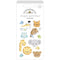 Doodlebug Sprinkles Adhesive Enamel Shapes - Cute & Cuddly, Special Delivery*