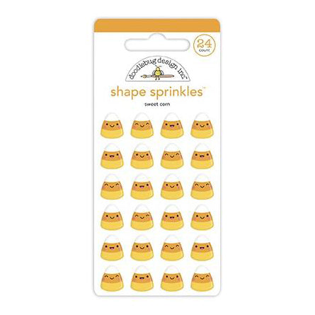 Doodlebug Sprinkles Adhesive Enamel Shapes - Sweet Corn*