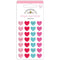 Doodlebug Sprinkles Adhesive Enamel Shapes - Happy Hearts