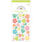 Doodlebug Sprinkles Adhesive Enamel Shapes 41 Pack - Tropical Garden*